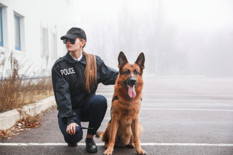 german shepherd police dog